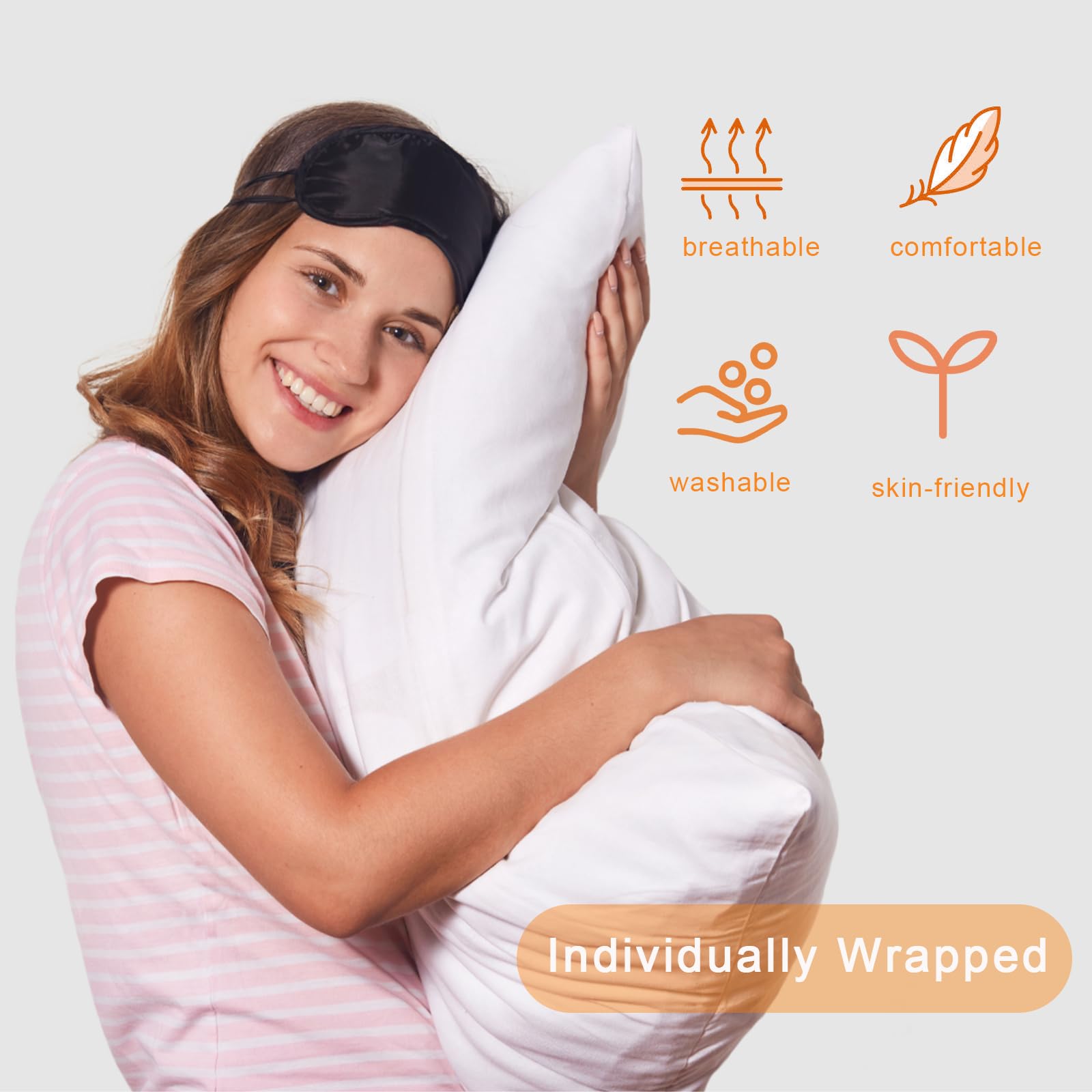 Masque Vandorla noir lavable, pratique en voyage