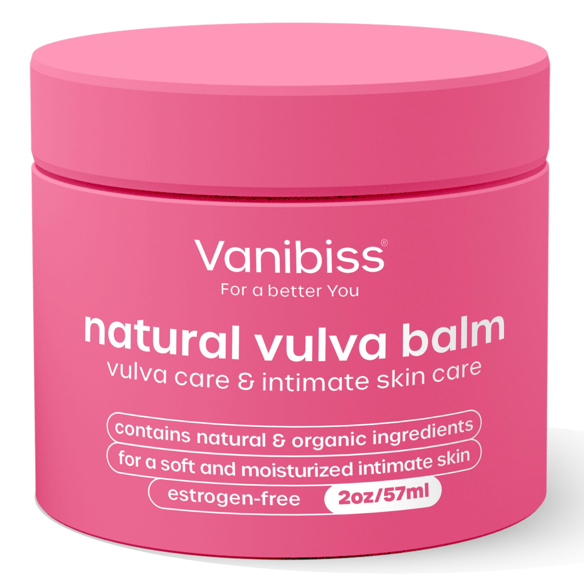 Vanibiss Baume Vulve Externe Bouteille — hydratation quotidienne pour la peau intime.