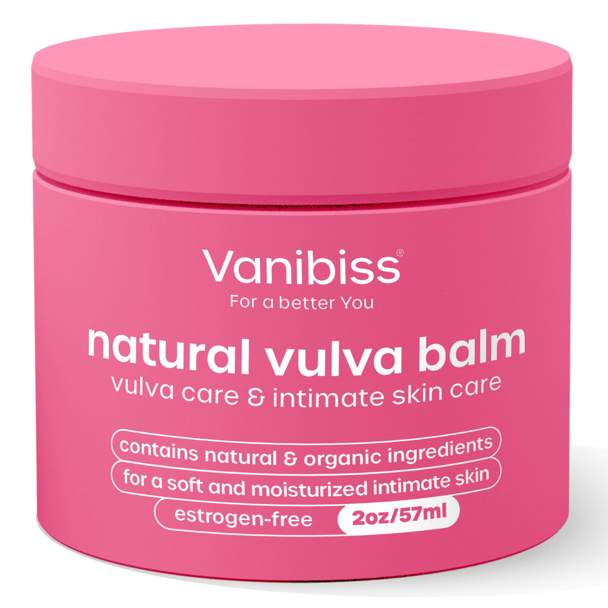 Vanibiss Baume Vulve Externe Bouteille — hydratation quotidienne pour la peau intime.