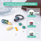 Etui pilules titane compact VANSU, transport discret et fiable.