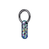Porte-pilules en titane VANSU avec motif graffiti, pratique pour le voyage.