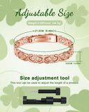Vapeples bracelet cuivre ajustable facilitant un port confortable.