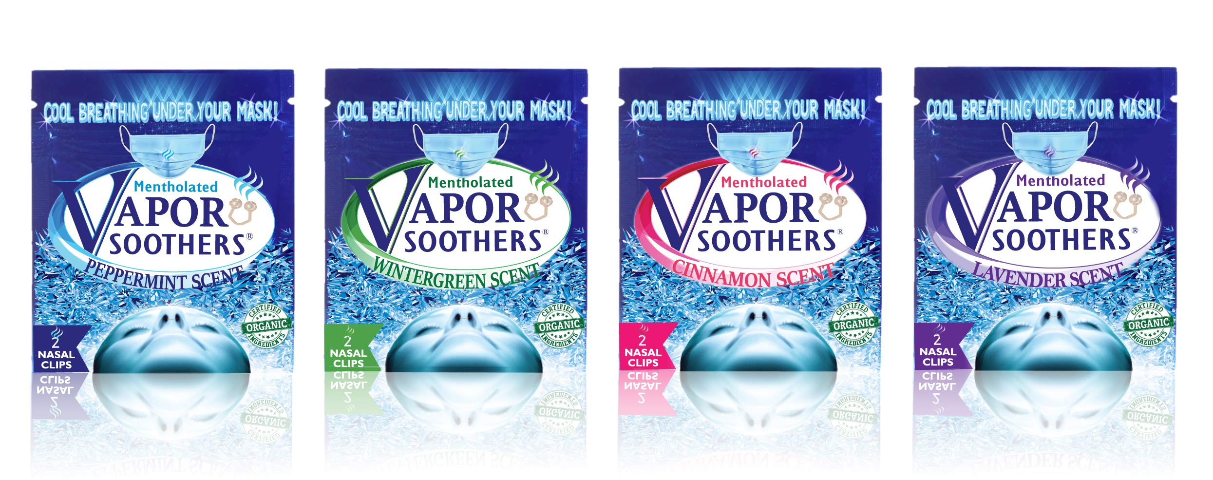 Vapor Soothers dilatateur nasal discret : usage confortable et invisible sous le masque.