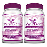 Capsules VariDerm utilisées quotidiennement pour le soutien potentiel de la circulation.