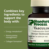Vasculin: étiquette claire avec les principaux nutriments.