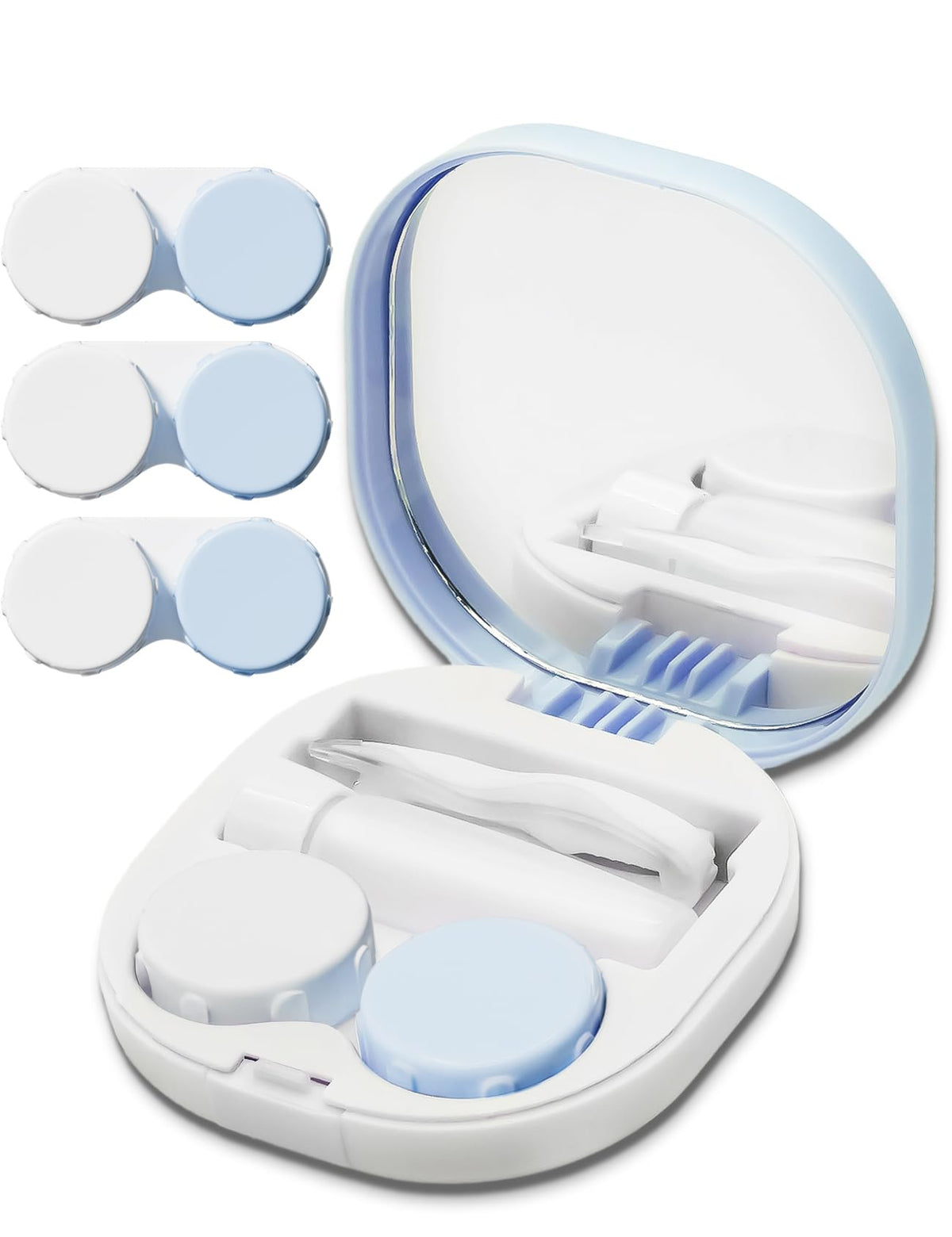 Vastsoon boîte lentilles portable pour voyage et contemplation hygiénique.