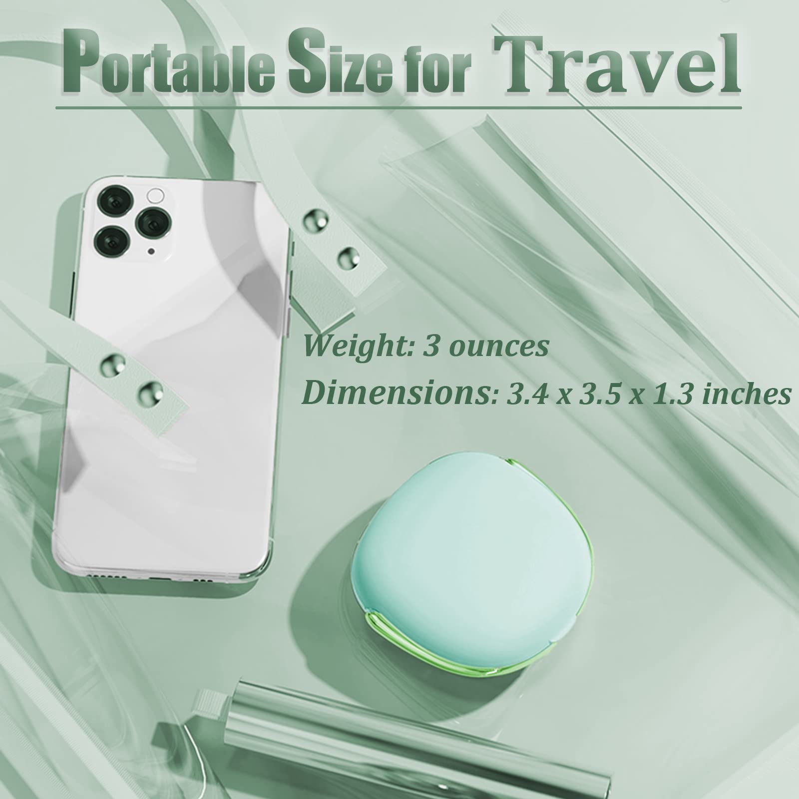 Vastsoon design compact lentilles portatif facilite le rangement et le transport.