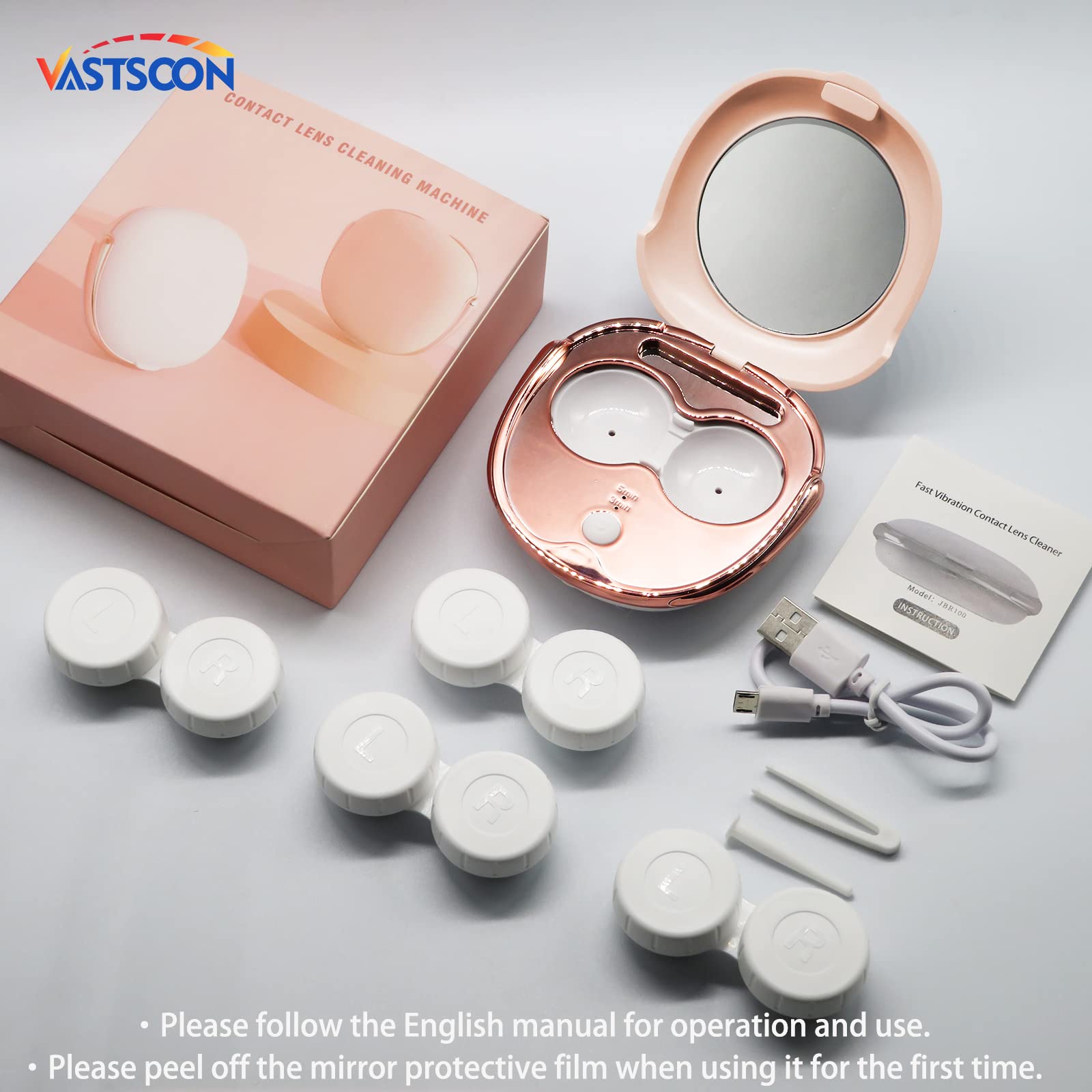 Vastsoon emballage ensemble lentilles et conteneurs supplémentaires.