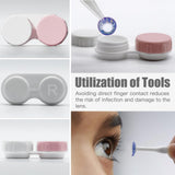 Vastsoon etui lentilles contact multi couleurs, identification rapide.