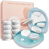 Vastsoon nettoyeur lentilles contact ultrasonique portable bleu pour un nettoyage en voyage.