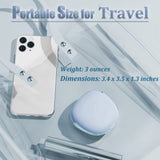 Vastsoon rangement compact pour lentilles bleu, organisation pratique et propre.