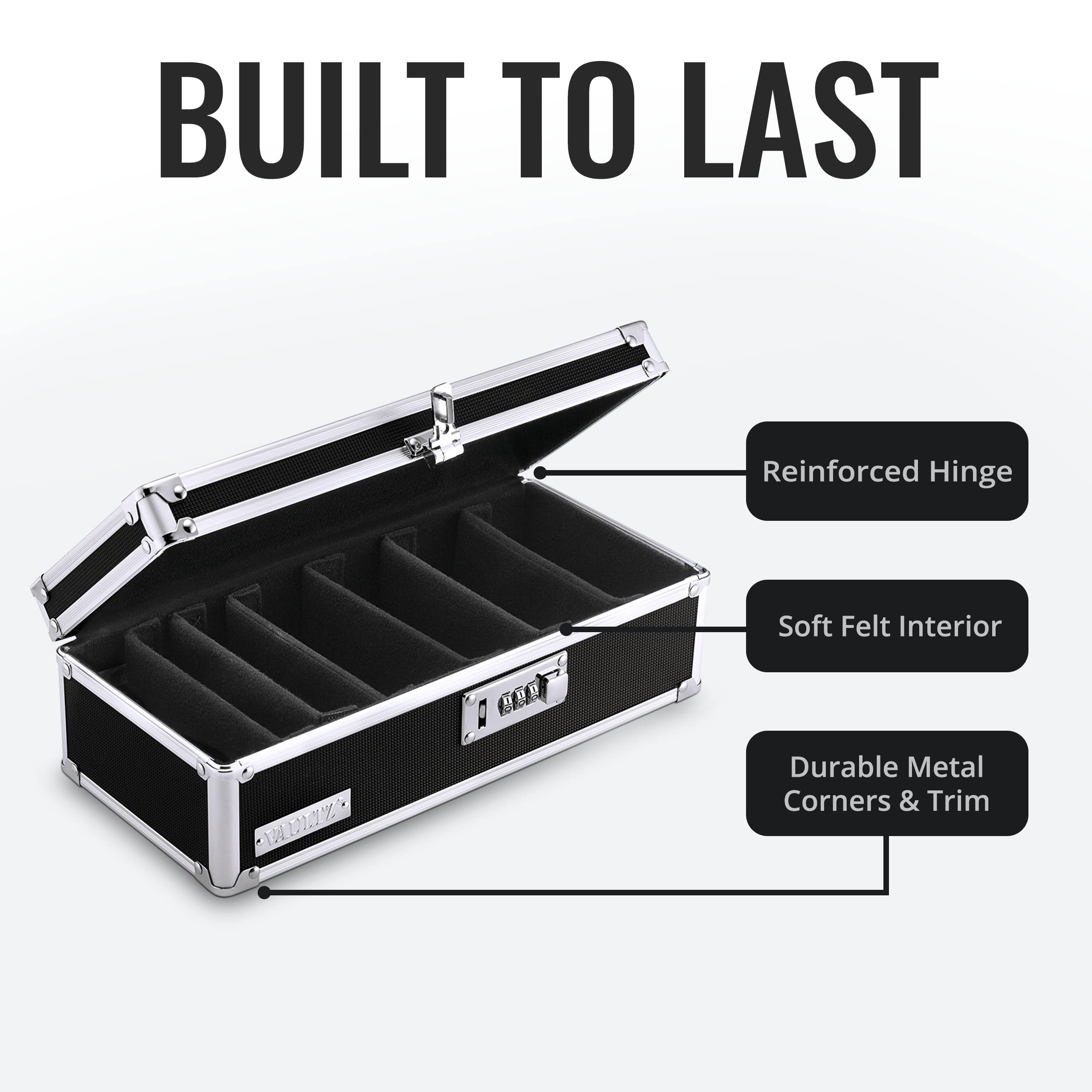 Vaultz dimensions compactes 3,75 x 11,88 x 5,25 pouces