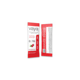 Colorants naturels utilisés dans Vaya, sachets électrolyte sans sucre.