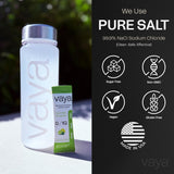 Sachet Vaya électrolyte citron-lime, saveur rafraîchissante pour l’entraînement.