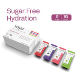 Sachet Vaya électrolyte pasteque, boisson légère et faible en calories.