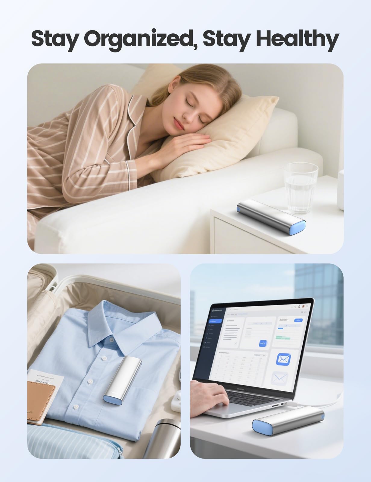 Boîte pilules cadeau Vaydeer, idée pratique pour la santé, rose doré.