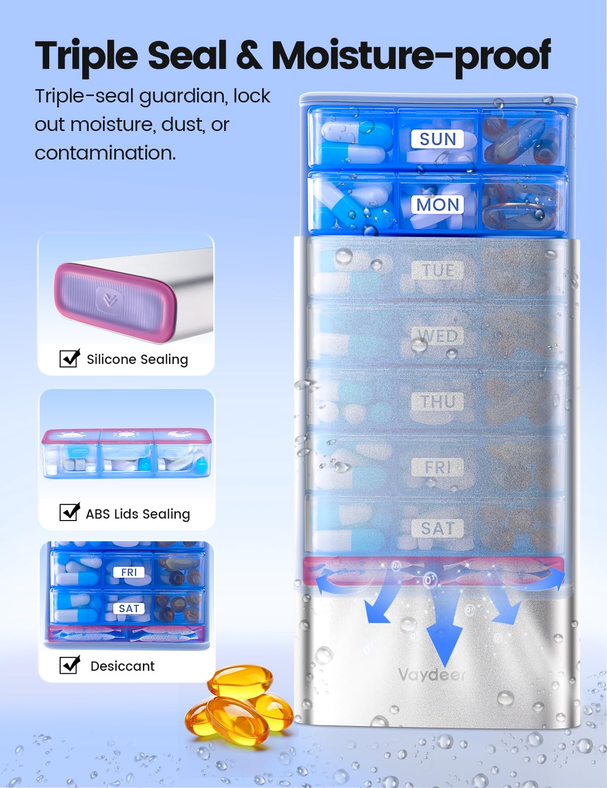 Capacité métallique double protection, parfait pour voyage et bureau