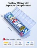 Boîte pilules Vaydeer en métal rose doré, extérieur élégant.