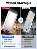 Vaydeer-protection-double-coque-metal-inner-argent: sécurité renforcée en déplacement.