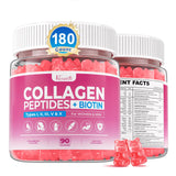 Gommes Vazatisi Collagen en bouteille, 180, soutien peau et cheveux