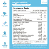 Gommes Vazatisi Ashwagandha Curcuma – emballage coloré et pratique à emporter.