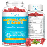 Gommes Vazatisi Ashwagandha Curcuma – lot de deux, pratique pour la routine quotidienne.