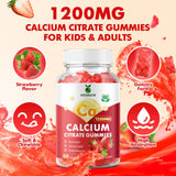Gommes VCCHUYH fraise, saveur naturelle, soutien potentiel pour os et muscles.