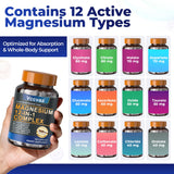 Vccvaa Magnesium Complex – capsules versées illustrant l’usage pratique et varié