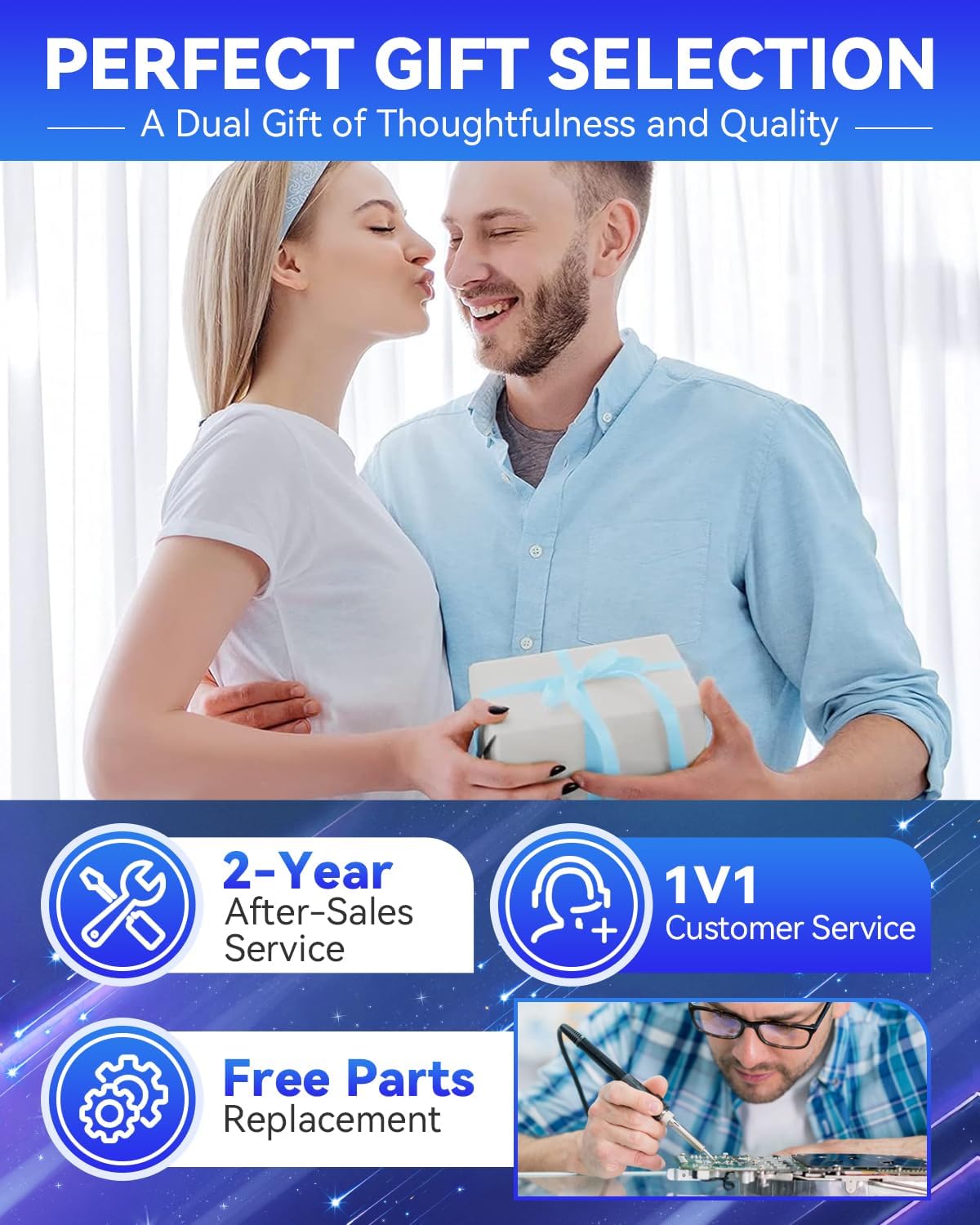VCNFPRO service deux ans – soutien rapide et remplacement gratuit