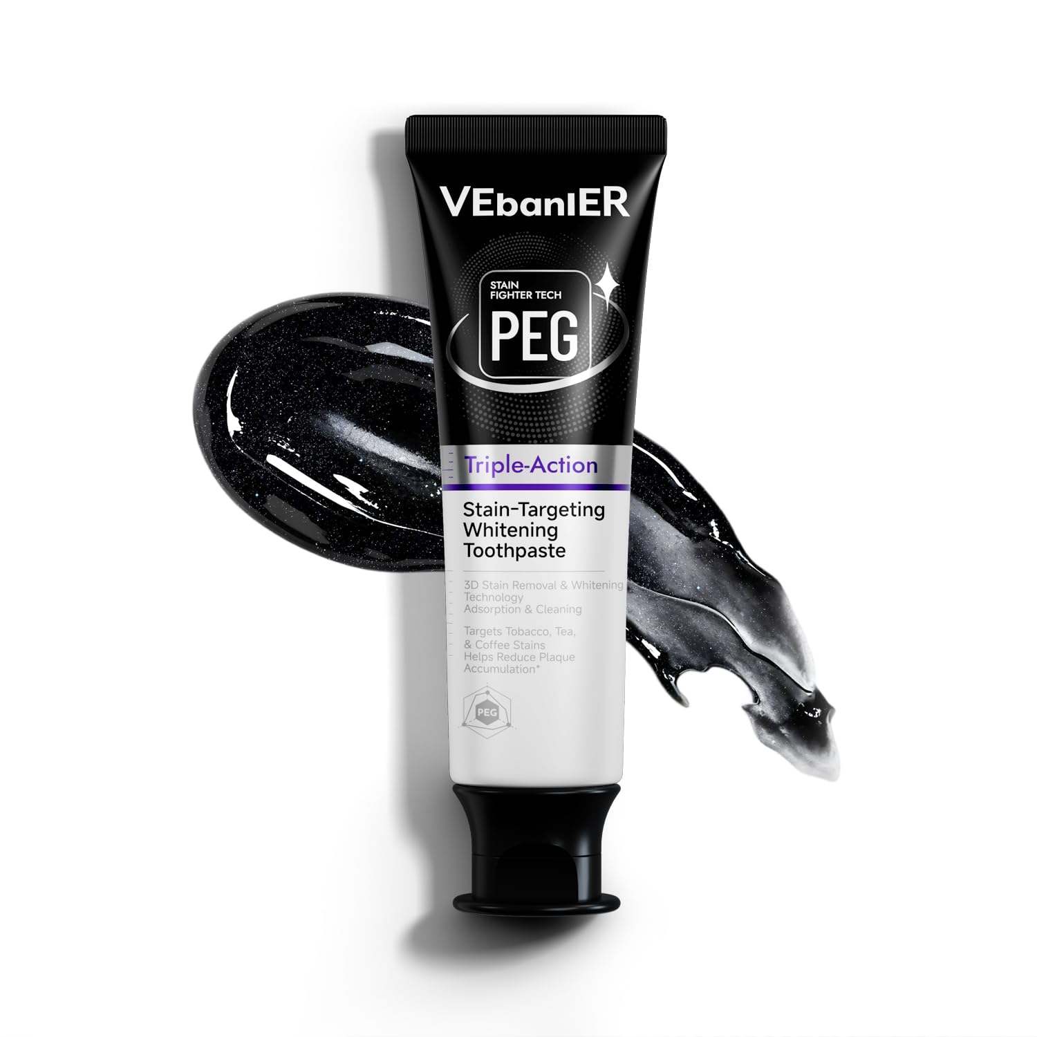 VEbanlER dentifrice PEG-8: blanchiment en douceur et renforcement de l’émail.