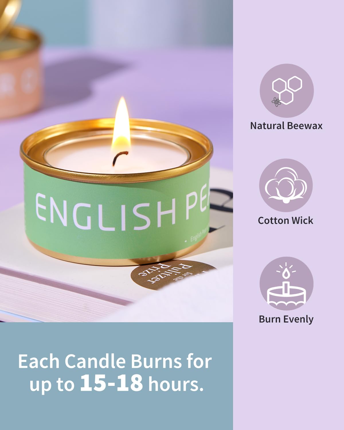 Bougies VEDA TINDA SCENT jasmin sambac, touche florale élégante