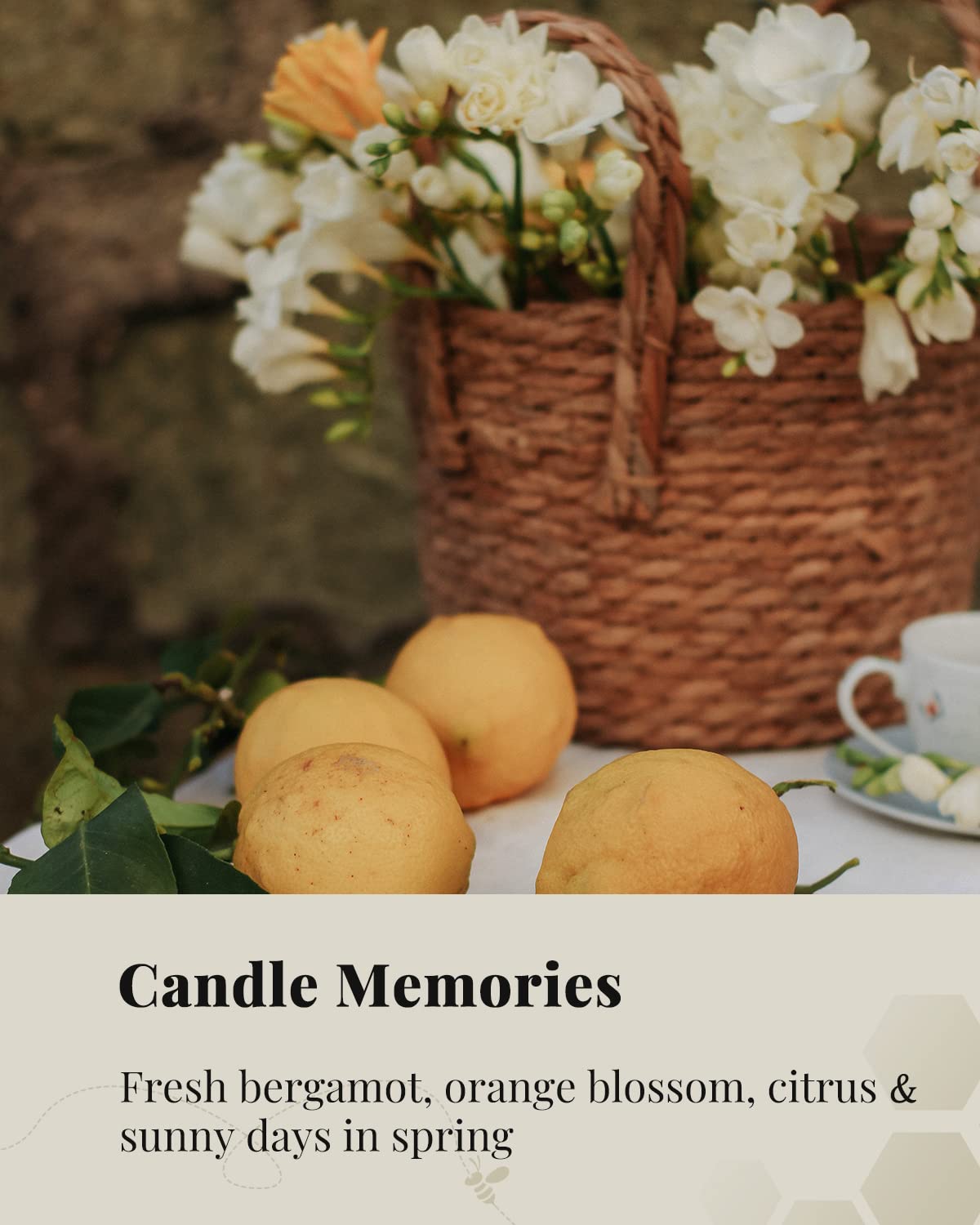 Bougie Veda Tinda Scent allumée pour une ambiance cosy.