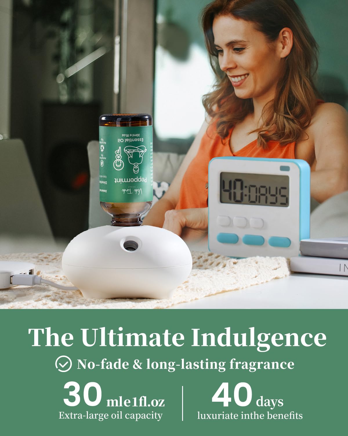 Veda Tinda Scent cordon de recharge inclus pour diffusion sans fil