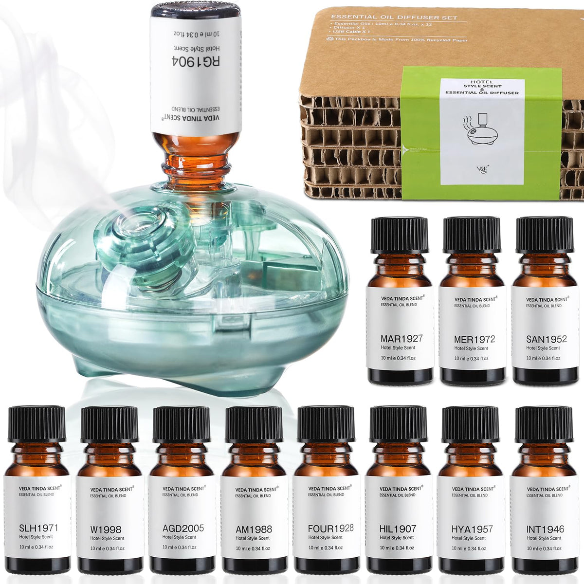 VEDA TINDA SCENT diffuseur sans eau pour une ambiance élégante à la maison