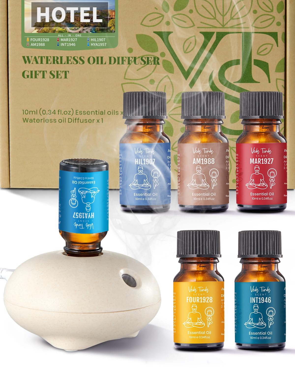 VEDA TINDA SCENT diffuseur sans eau créant une ambiance spa à domicile