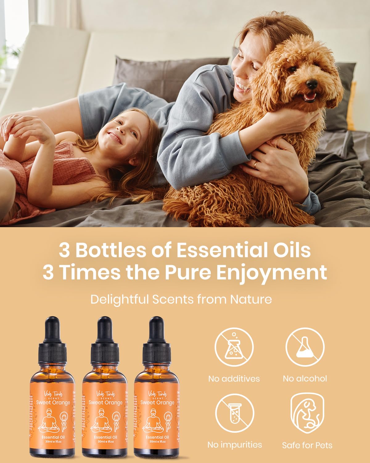 Veda Tinda Scent – compte-gouttes facilitant le dosage pour diffusion ou projets maison