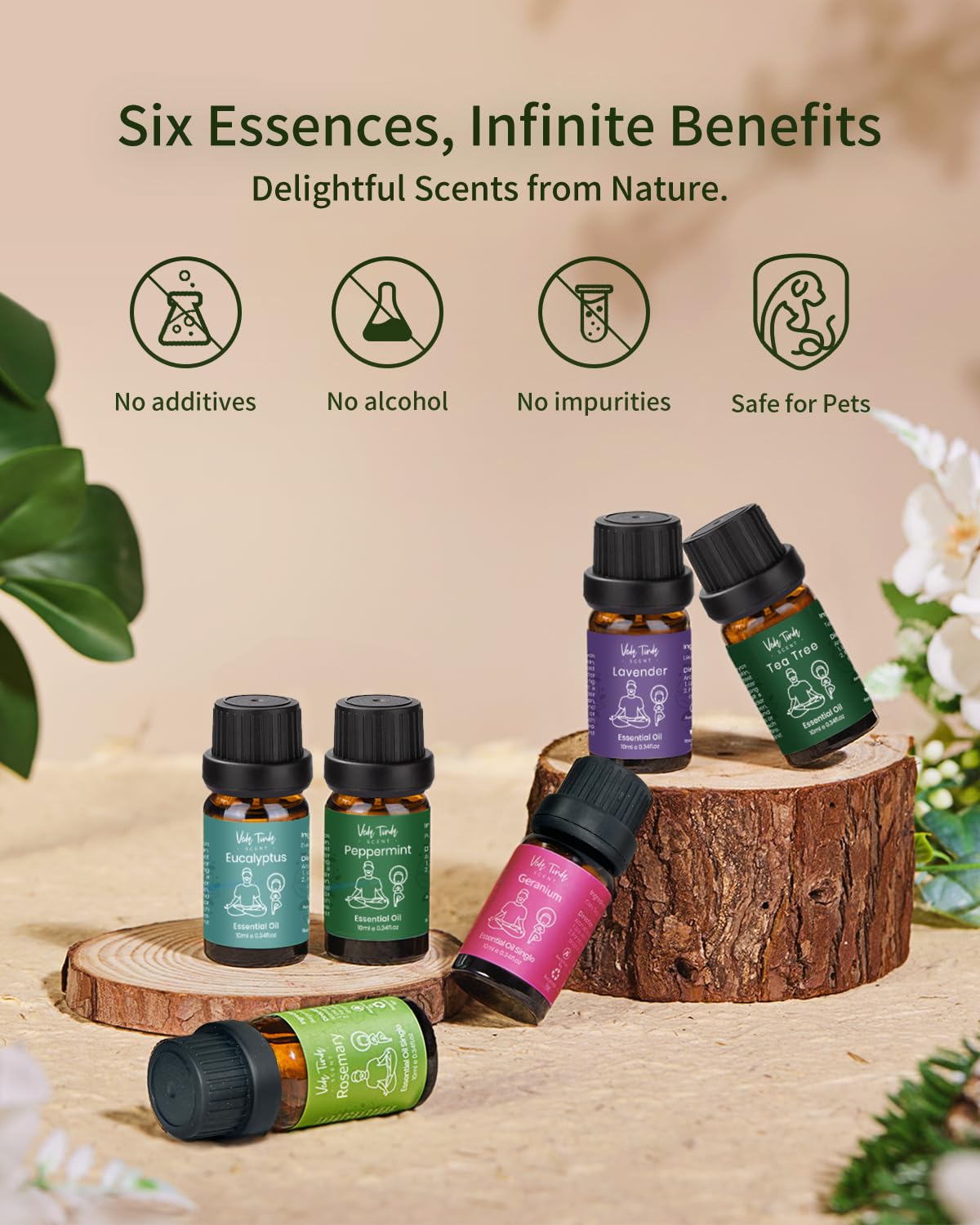 Huile essentielle eucalyptus VEDA TINDA SCENT, senteur rafraîchissante pour diffuser l'air