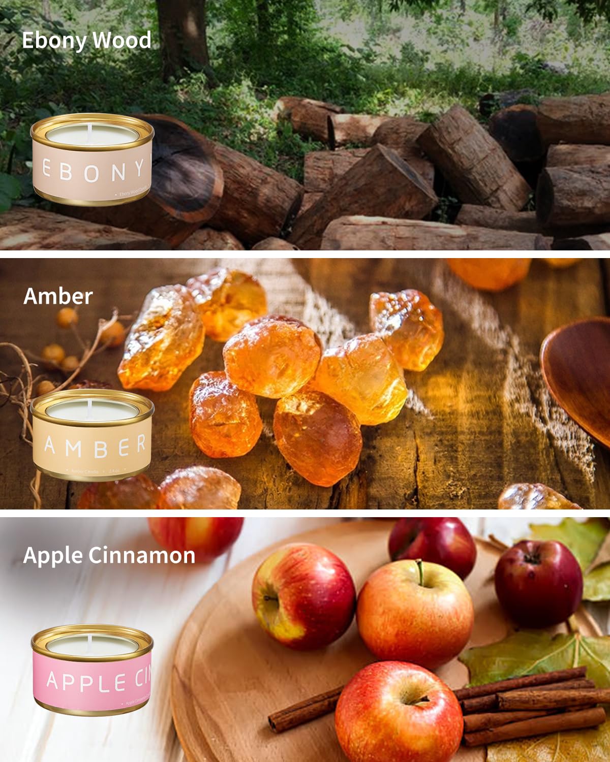 Parfum pomme cannelle de Veda Tinda Scent, atmosphère conviviale lors des fêtes.