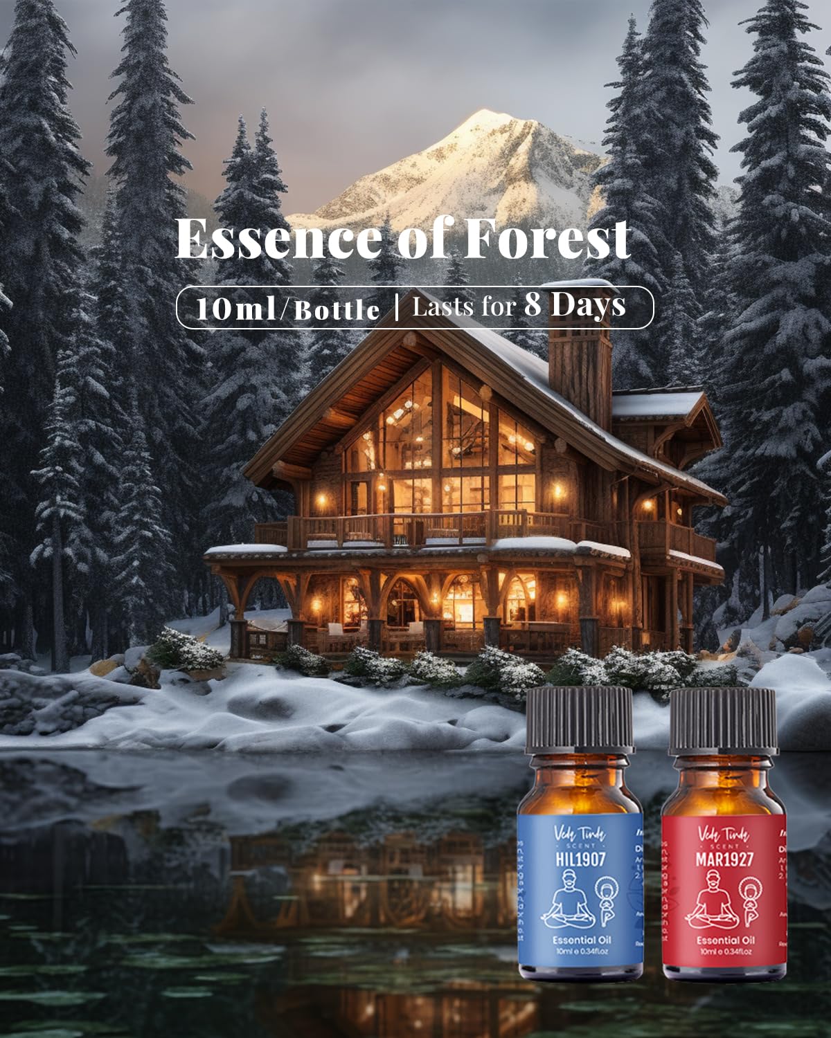 Parfums persistants VEDA TINDA SCENT pour une pièce durablement parfumée