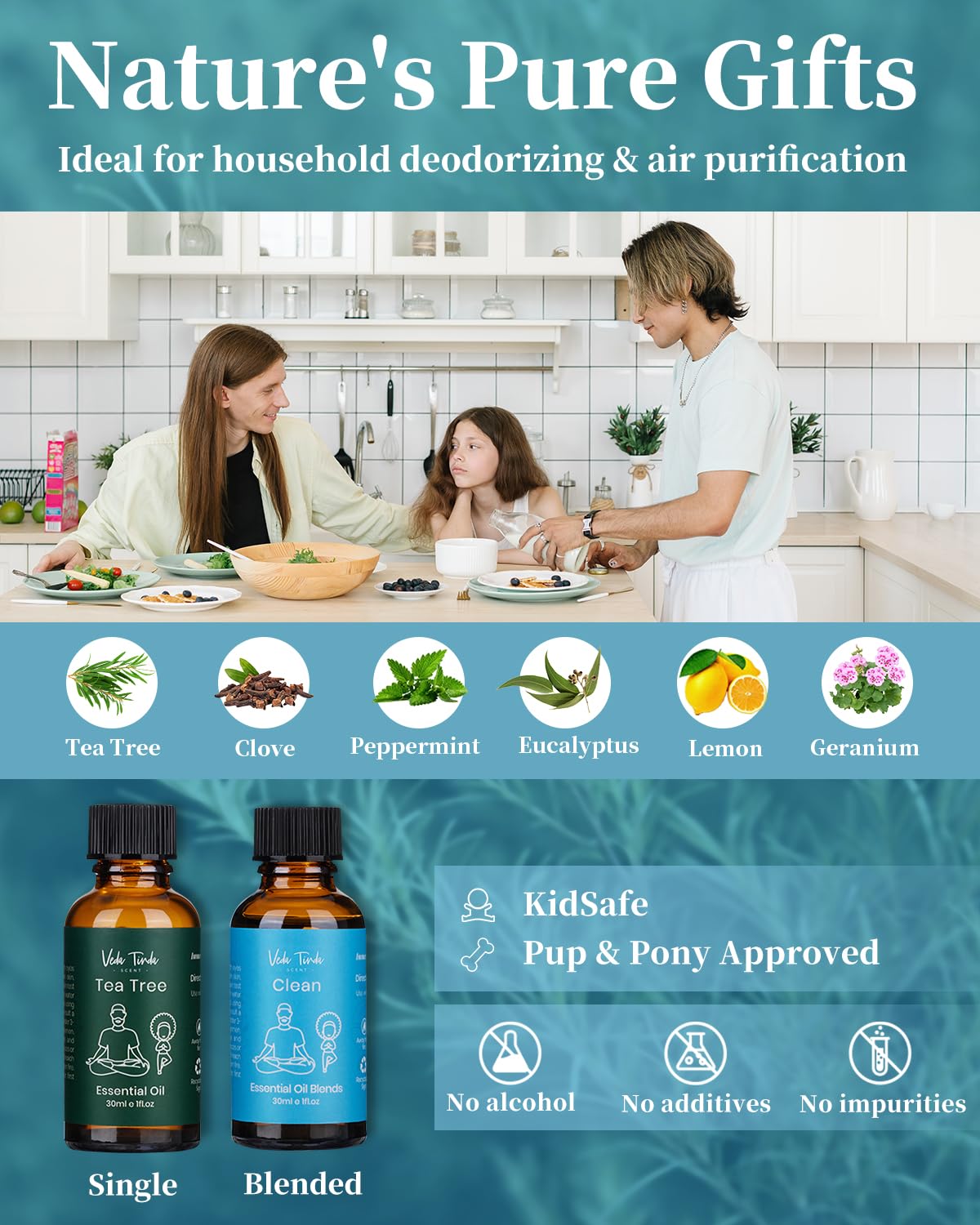 Huile diffuseur purifiante VEDA TINDA SCENT pour une diffusion naturelle.