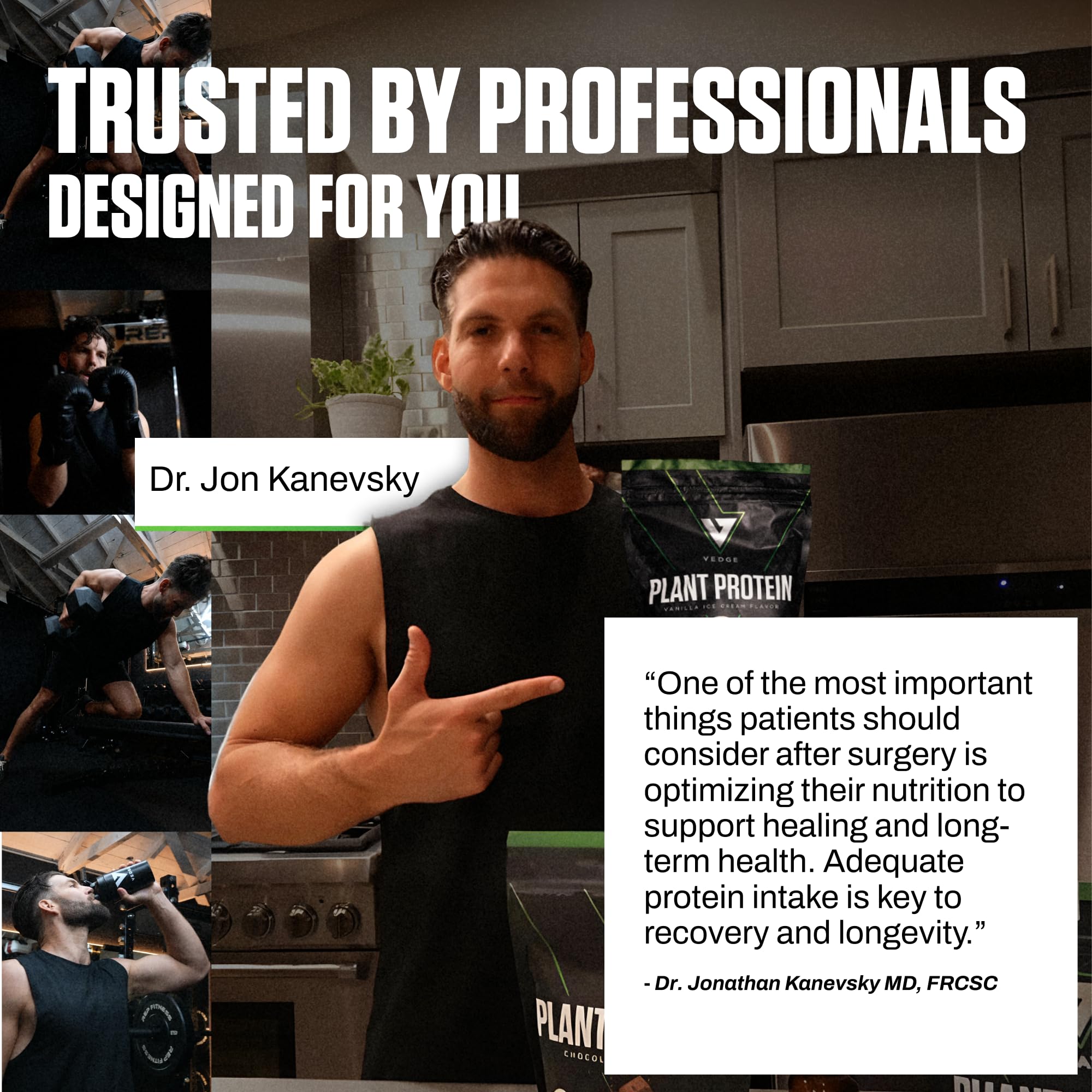 VEDGE Protéine végan – utilisation sportive, boisson post-entraînement rapide.