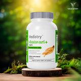 Vedistry Shatavari+ Santé reproductive et équilibre du cycle.