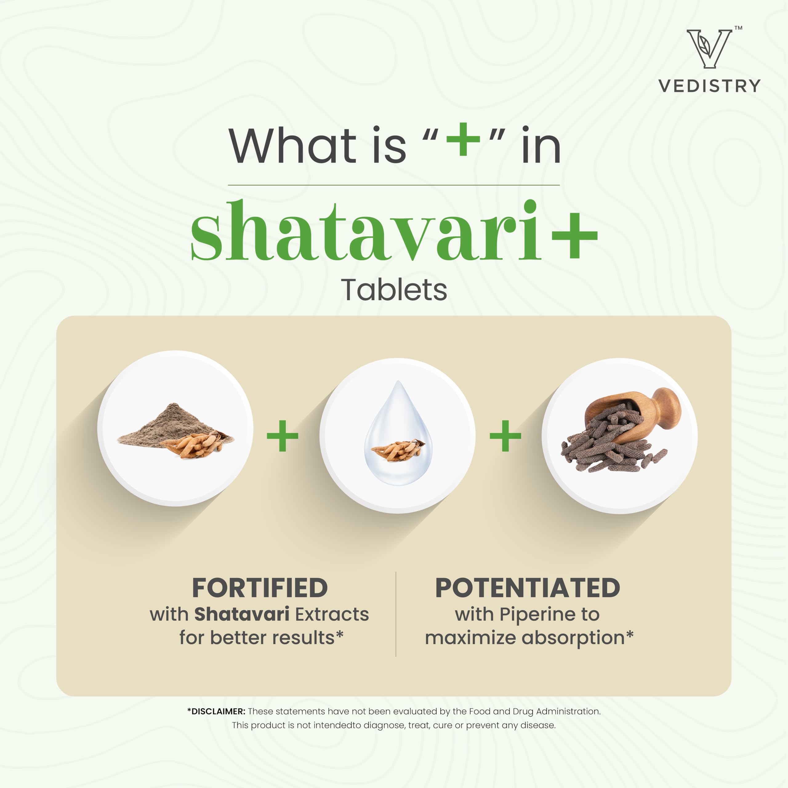 Vedistry Shatavari+ Soutien à l'allaitement et à la maternité.
