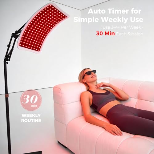 Veefy lampe corps : lumière rouge et infrarouge pour le corps, utilisation à domicile.
