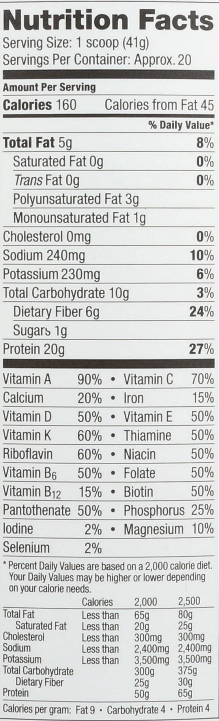 Texture fine de Vega One en poudre idéale pour smoothies nourrissants.