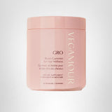 Rituel quotidien VEGAMOUR GRO Biotin Gummies, moment de soin personnel.