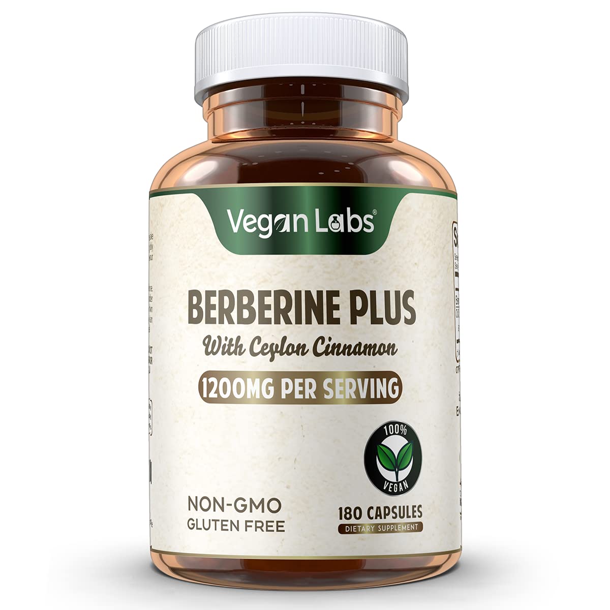 Vegan Labs Berberine HCL avec cannelle – routine saine et pratique.