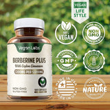 Vegan Labs Berberine – certifications cgmp et nsf garantissant qualité.