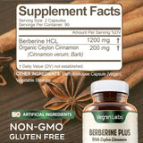 Vegan Labs Berberine – emballage boîte pratique et recyclable.