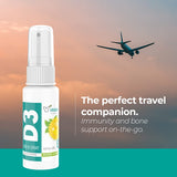 Vegan Life Nutrition Vitamine D3 5000 UI spray, format portable idéal en voyage